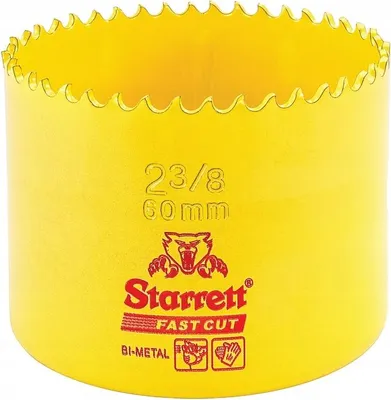 Zdjęcie produktu dla Bimetalowa otwornica kobaltowa HSS Starrett FASTCUT 60 mm (2,3/8 cala)