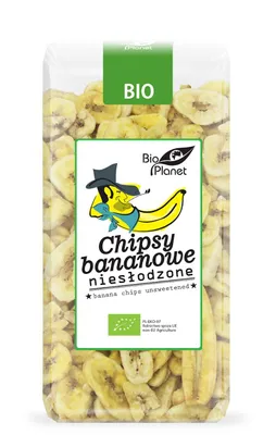 Obrázok produktu pre NESLADKÉ BANÁNOVÉ ČIPSKY 150 g -PLANÉTA