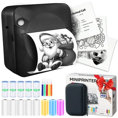 Immagine prodotto di Mini stampante portatile da 300 DPI per telefono, stampante termica senza inchiostro