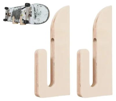 Obrázok produktu pre Sada dvoch držiakov na skateboard na stenu
