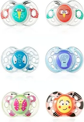 Obrázok produktu pre Tommee Tippee Fun Style, Klasick detsk cumlk, Ortodontick, Silikn