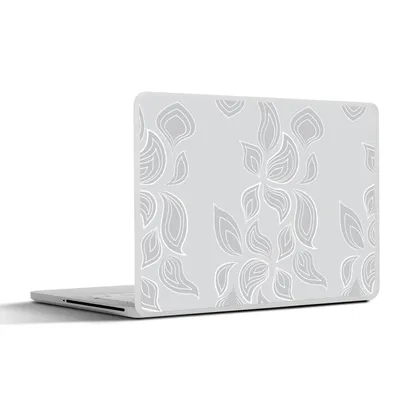 Produktbild von MuchoWow® Laptop Aufkleber Sticker Cover Kontur - Muster - Blätter 30x21 cm - Sticker für Laptop - Selbstklebend