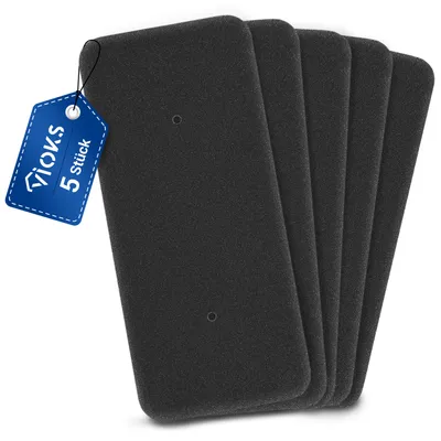 Produktbild von Schwammfilter Filter 5er Set kompatibel mit Candy 40006731 für Trockner