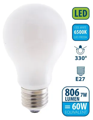 Produktbild von VELAMP OPAL FILAMENT Glühbirne 7W, E27, 6500K