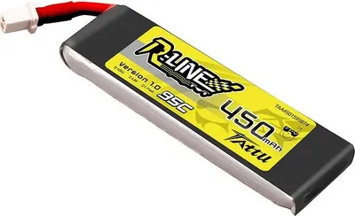 Produktbild von Tattu R-Line Batterie 450mAh 3.8V 1S 1P 95C Lipo Akku BT2.0 Plug 4 Stück