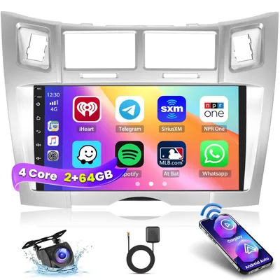 Imagen del producto de Radio para coche Android 13, pantalla táctil de 9 pulgadas, Bluetooth, GPS, WiFi