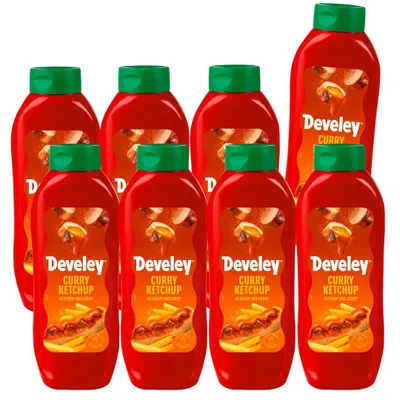 Produktbild von Develey Curry Ketchup - 8x 875ml