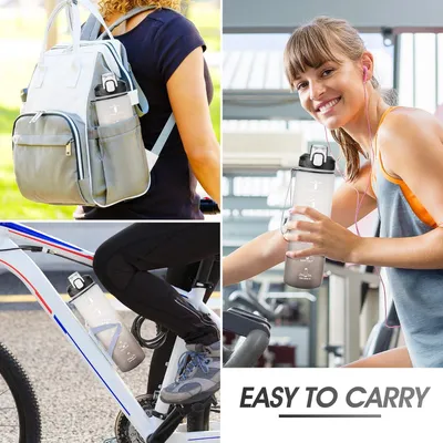 Produktbild von Wassersportflasche 1L, BPA-frei, für Fitness, Schule, Outdoor