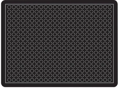 Produktbild von miltex Anti-Ermüdungsmatte Yoga Dome Basic schwarz 90,0 x 60,0 cm