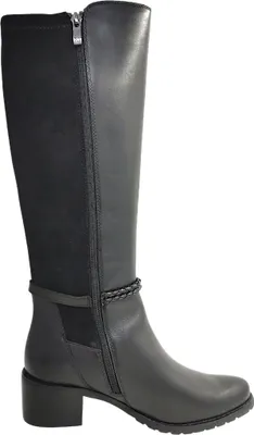 Imagen del producto de Caprice: Zapatos y botas de mujer, con cremallera, botines de caña alta, color negro, para uso casual