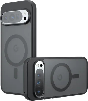 Image de INF Coque de téléphone TPU noire mate magnétique pour Google Pixel 8 protection antichoc Modèle 2