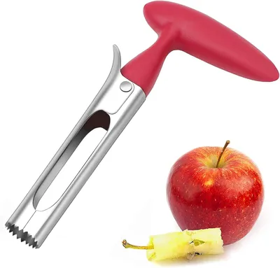 Produktbild von Apfelentkerner aus Edelstahl mit gezackter Klinge für Äpfel und andere Früchte