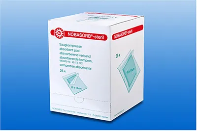 Produktbild von Noba Nobasorb Saugkompressen steril 15 Stück 20 x 30 cm