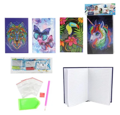 Produktbild von Diamond painting Notizbuch kreatives Spielzeug mehrfarbig Papier