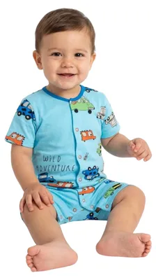 Produktbild von Baby Strampler – Ganzkörper – Hellblau – Größe 86 (12–18 Monate) – 100% Baumwolle – Bequem und stylisch