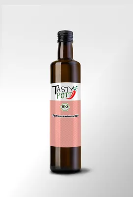Produktbild von Tasty Pott  Schwarzkümmelöl kaltgepresst ab 250ml