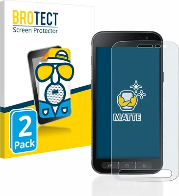 Produktbild von 2x BROTECT Schutzfolie für Samsung Galaxy XCover 4s Displayschutz Displayschutzfolie Folie Matt Entspiegelungsfolie