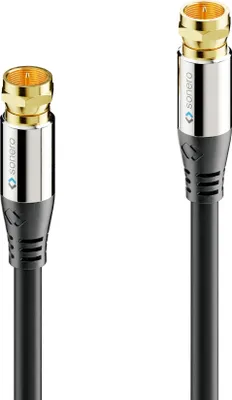 Produktbild von Sonero Antennen-Kabel 10m S-SC000-100 Premium,F-Stecker auf F-Stecker