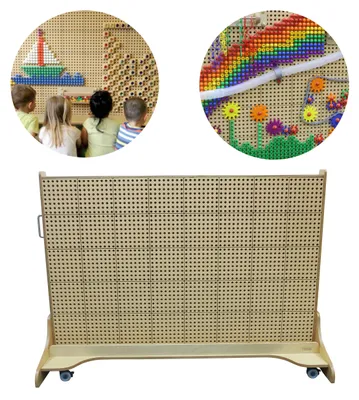 Zdjęcie produktu dla Wolnostojąca, kreatywna tablica edukacyjna Masterkidz 166 x 125