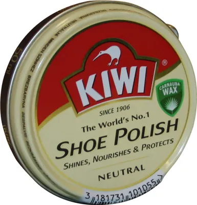 Produktbild von KIWI Schuhcreme 50ml farblos Schuh Leder Pflege Wax Dosencreme Wachs neutral