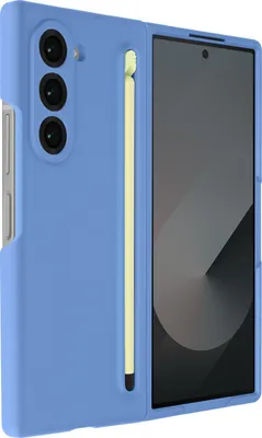 Zdjęcie produktu dla Avizar, etui ochronne Soft Touch Samsung Galaxy Z Fold6 z rysikiem, niebieskie