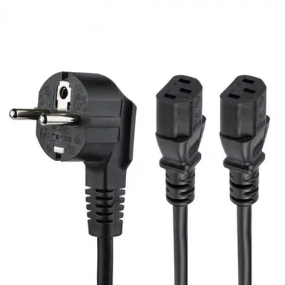 Obrázek produktu pro StarTech.com PXT101YEU2M, 2 m, CEE7/7, 2 x C13 rozdvojovač, 250 V, 10 A