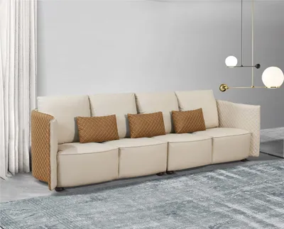 Produktbild von Sofa Couch 310cm Polster Sofas 5 Sitzer Textil big xxl Wohnzimmer Couchen Leder