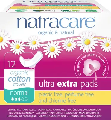 Produktbild von NATRACARE Menstruationsbinden Ultra Extra Regular mit Flügeln 12 Stk.