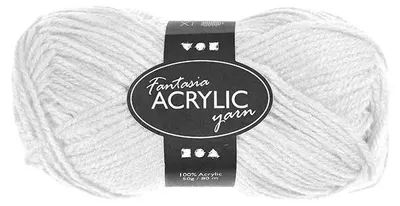 Image de Fil Acrylique Blanc