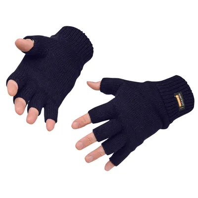 Image de Portwest GL14 Gants tricotés en Insulatex sans doigts Navy