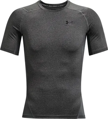 Produktbild von UNDER ARMOUR HeatGear kurzarm Funktionsshirt Herren 090 - carbon heather/black XS
