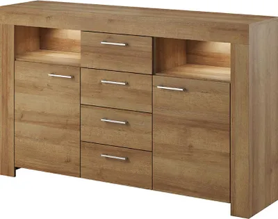 Produktbild von Kommode Sky Sideboard 155x40x96cm Eiche Riviera (18726)