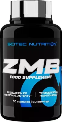 Image de Scitec Nutrition ZMB6 60 gélules / ZMA / Combinaison de vitamines et minéraux
