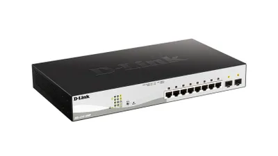 Immagine prodotto di D-Link DGS-1210-10MP Switch 280mm D-Link DGS-1210-10MP         2*SFP/ 8*GE PoE+ retail