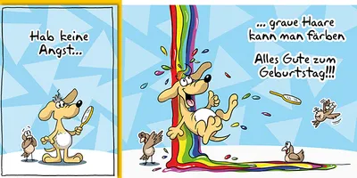 Produktbild von Geburtstag - Glückwunschkarte im Format 11,5 x 17 cm mit Umschlag