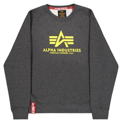 Immagine prodotto di Felpa da uomo Alpha Industries Basic, colore grigio antracite melange