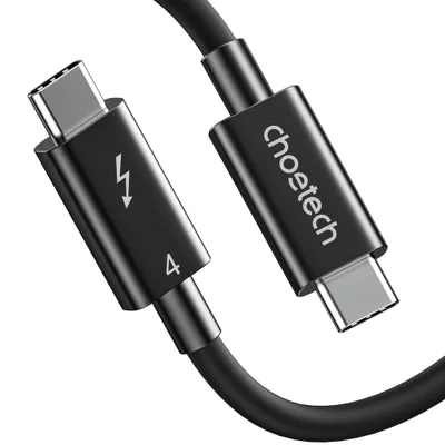 Immagine prodotto di Cavo Choetech USB-C - USB-C Thunderbolt 4 0,8 m nero (A3010)