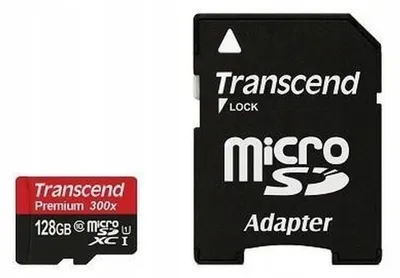 Obrázek produktu pro Transcend TS64GSDU3, 128 GB, MicroSDHC, Třída 10, MLC, 90 MB/s, Class 1 (U1)