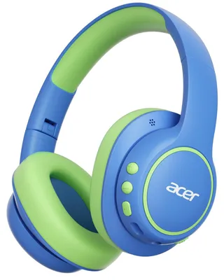 Obrázok produktu pre Slúchadlá OHR702 Bluetooth, detské, nastaviteľné, s obmedzovačom hlasitosti 85 dB, vylepšený komfort, nastaviteľný dizajn, modrá farba, konektor