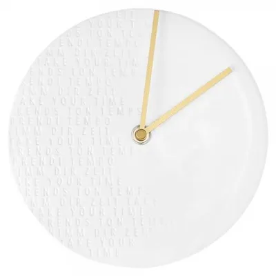 Produktbild von Räder Design Wanduhr Nimm Dir Zeit