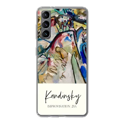 Produktbild von MuchoWow® Handyhülle Schutzhülle Hülle für Samsung Galaxy S21 Improvisation 21A - Kandinsky - Alte Meister Silikon Softcase Handy Hülle - Softcase