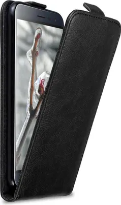 Produktbild von Cadorabo Hülle für Asus ZenFone 3 (5.2 Zoll) Schutz Hülle in Schwarz Flip Etui Handyhülle Case Cover