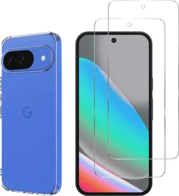 Produktbild von Hülle für Google Pixel 10 / Pixel 10 Pro mit 2 Displayschutzfolien aus Hartglas Phonillico®