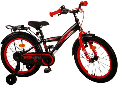 Produktbild von Volare Thombike Kinderfahrrad - Jungen - 18 Zoll - Schwarz Rot