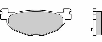 Image de BREMBO CC 07059 Paire de plaquettes de frein organiques