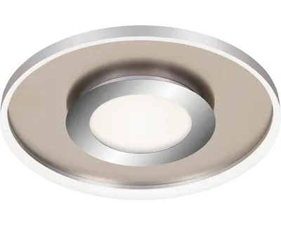 Produktbild von Briloner FRAME PRO LUX LED Deckenleuchte 49cm dimmbar 25W Matt Nickel-Chrom steuerbare Lichtfarbe +Fernbedienung