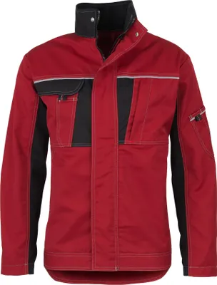 Produktbild von beb HANDWERK Herren Bundjacke INFLAME Polyestermix Rot/Schwarz 44