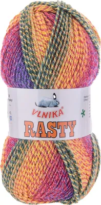 100g Rasty Strick-Wolle Herbstwald