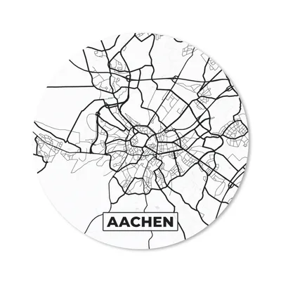 Produktbild von MuchoWow® Mauspad Mousepad Karte - Aachen - Stadtplan 20x20 cm - Mousepads - Maus Mat - Pad - Mausunterlage - Schreibtischmatte