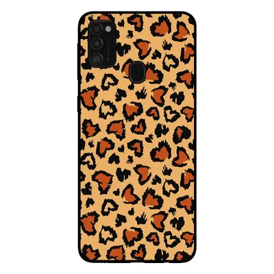 Immagine prodotto di Smartphonica Custodia per Samsung Galaxy M31 con stampa tigre - cover posteriore con stampa pantera - Marrone